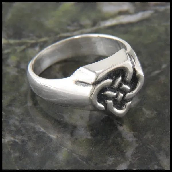 Father's Knot Ring in Silver