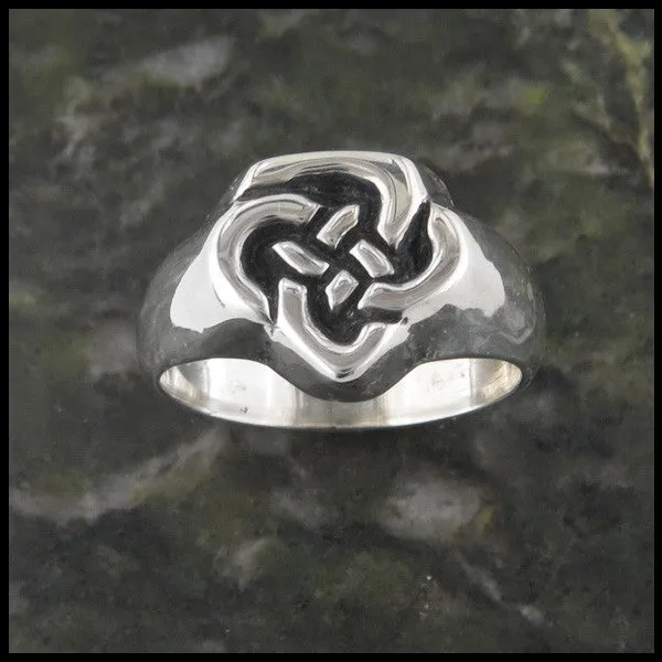 Father's Knot Ring in Silver