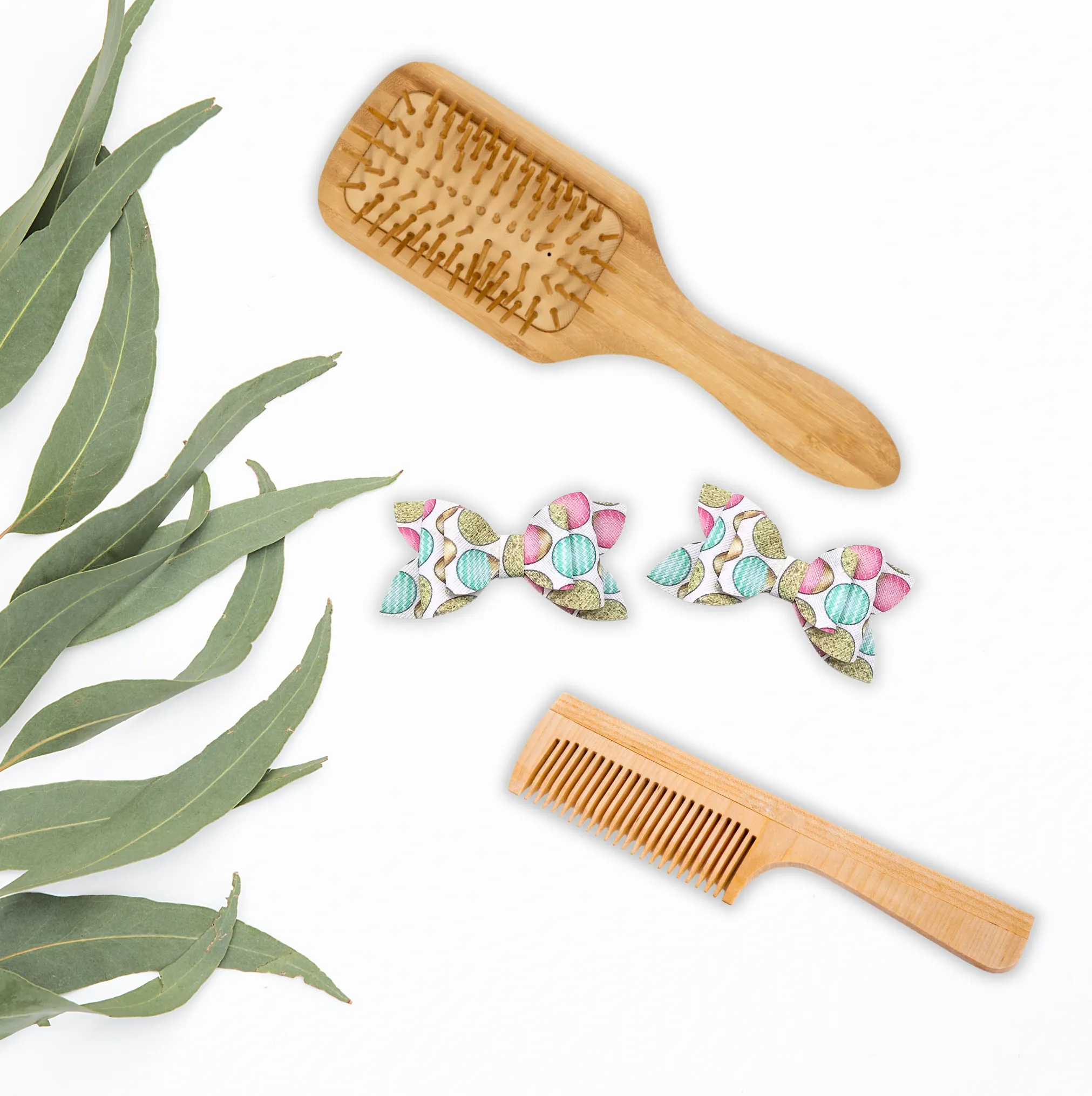Faux Leather Hair Bows Grab Bag