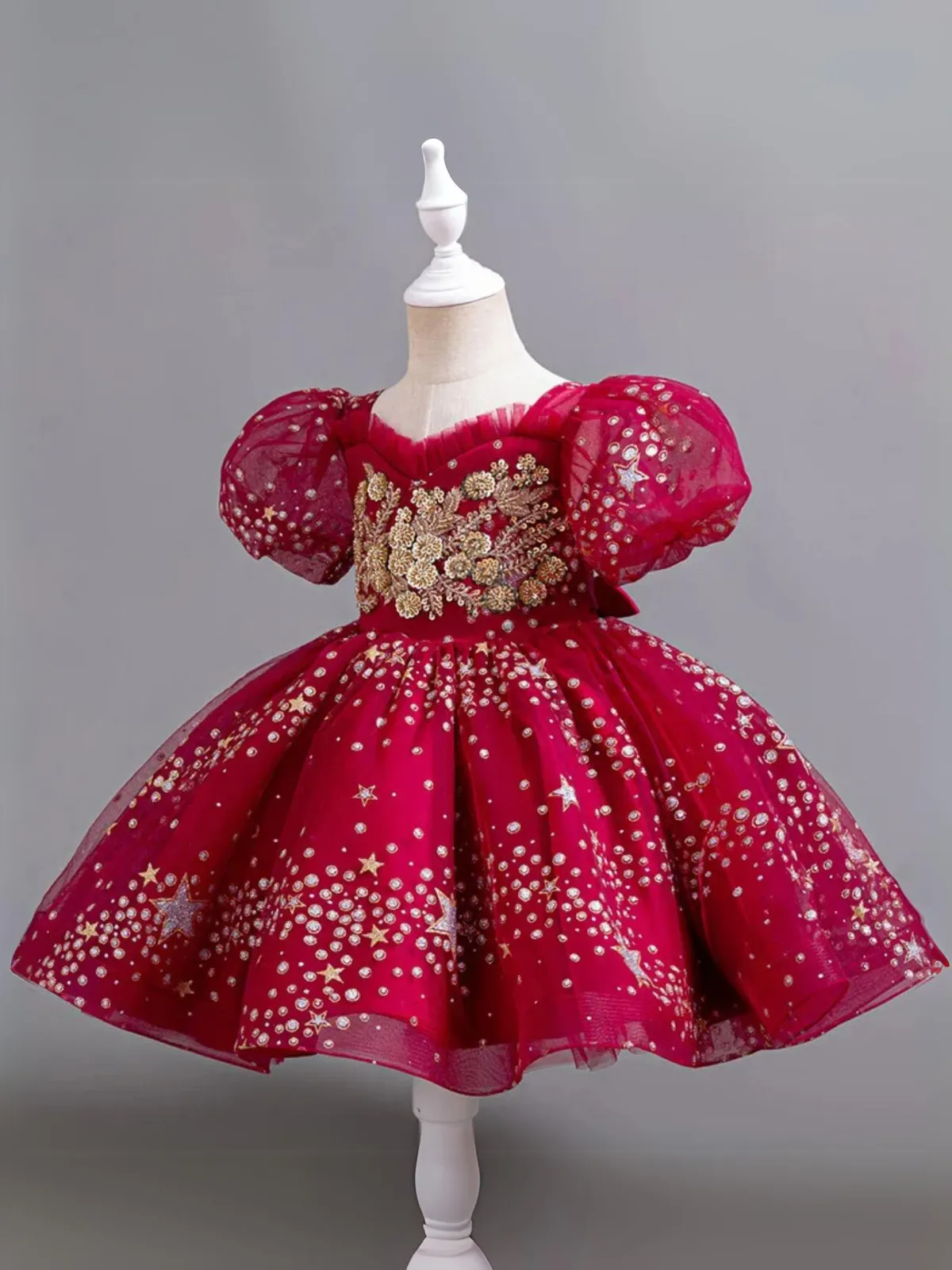Festive Enchanting Sequin Magical Holiday Gown