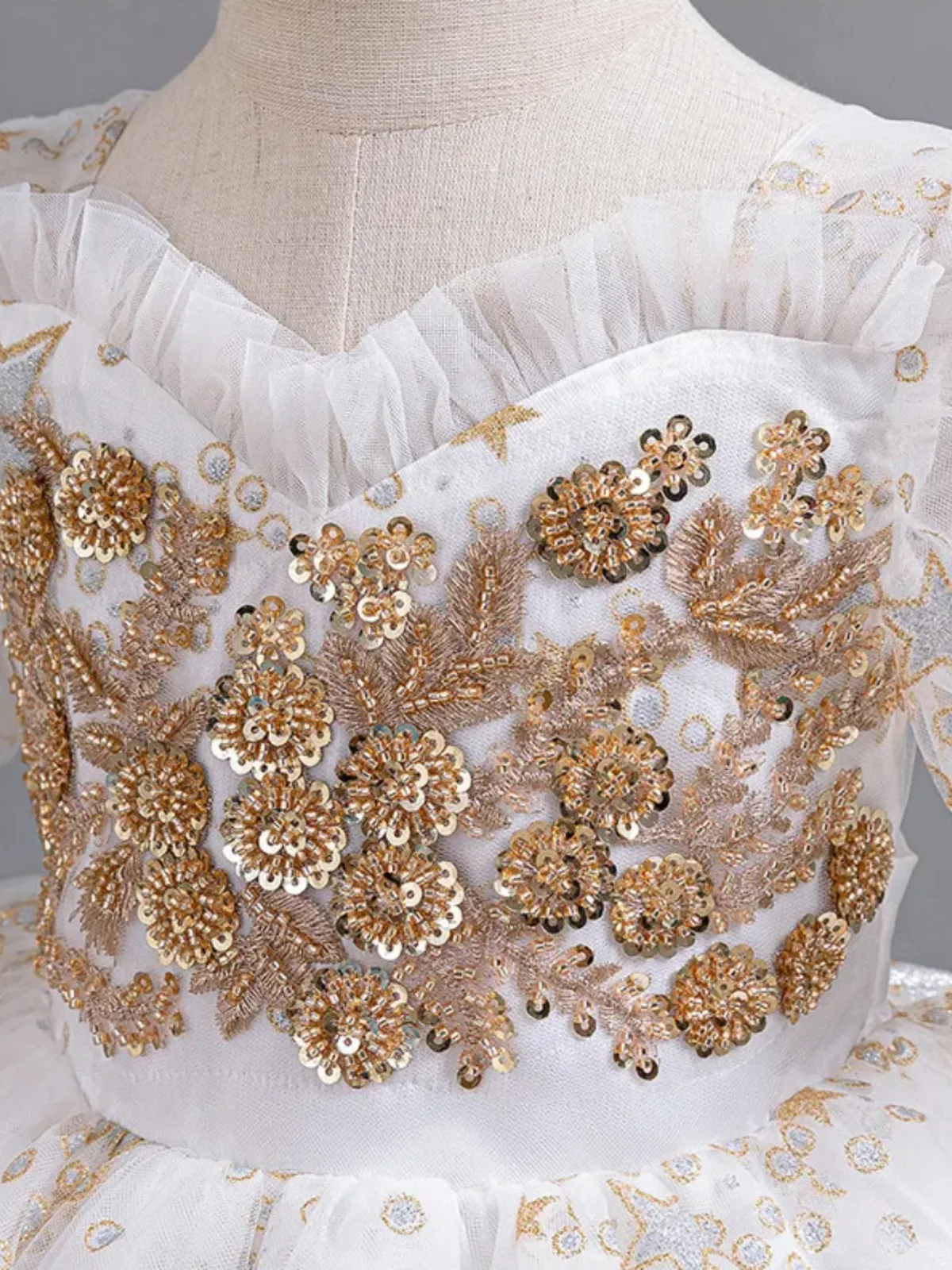 Festive Enchanting Sequin Magical Holiday Gown