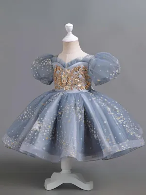 Festive Enchanting Sequin Magical Holiday Gown