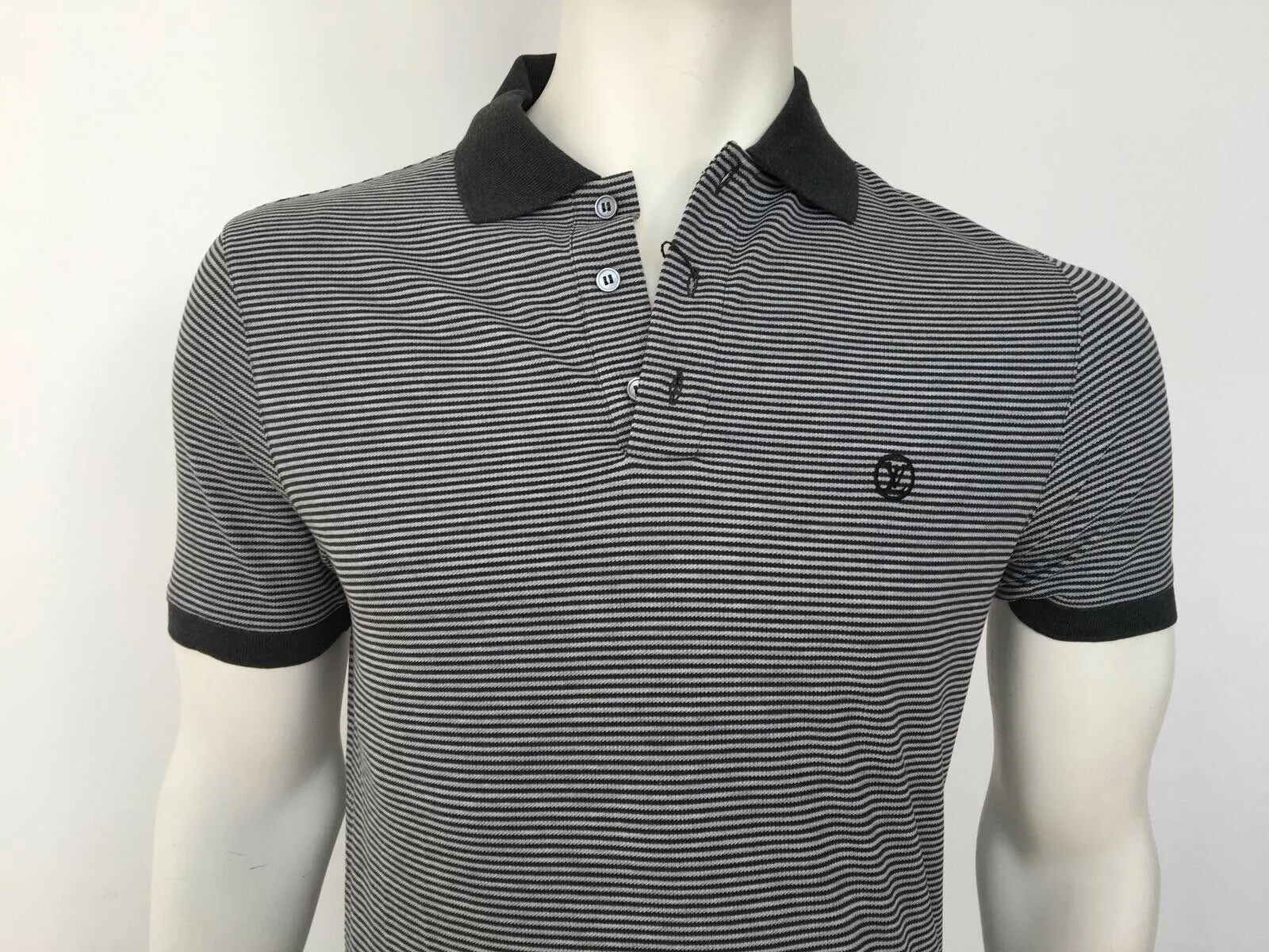 Fil a Fil Striped Polo