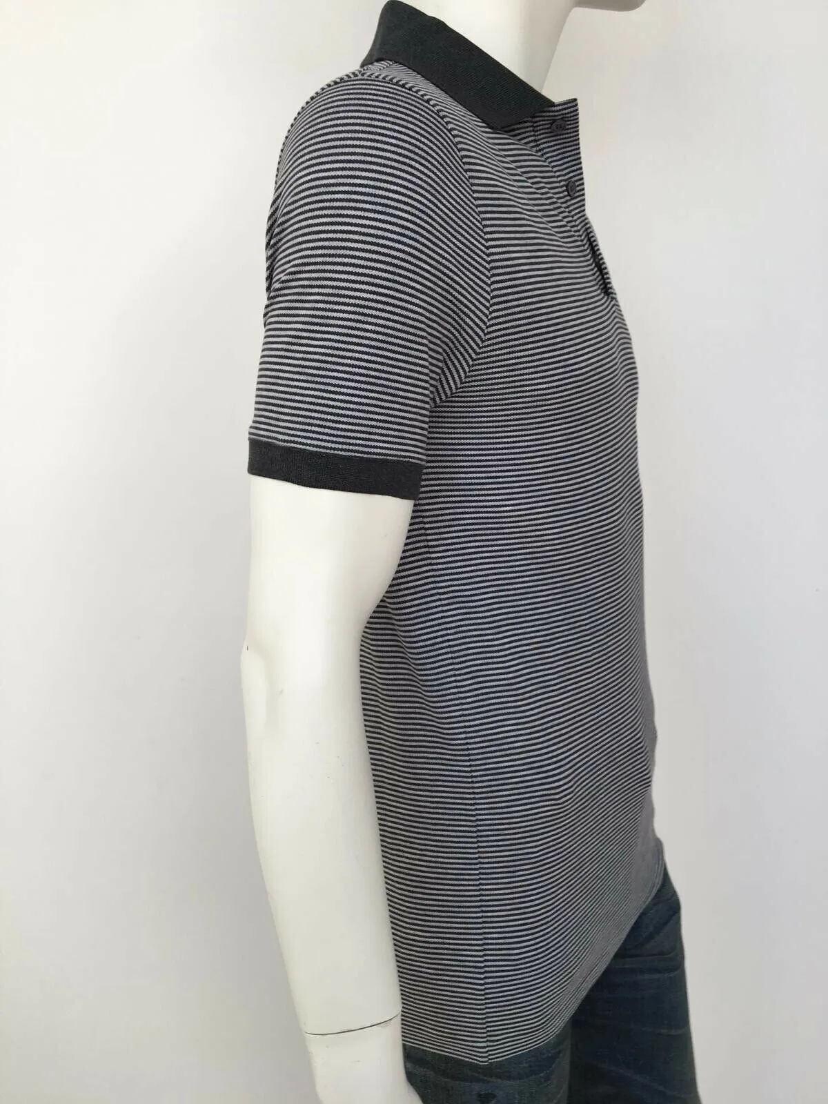 Fil a Fil Striped Polo