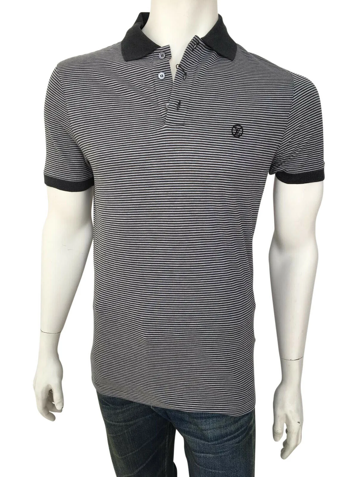 Fil a Fil Striped Polo