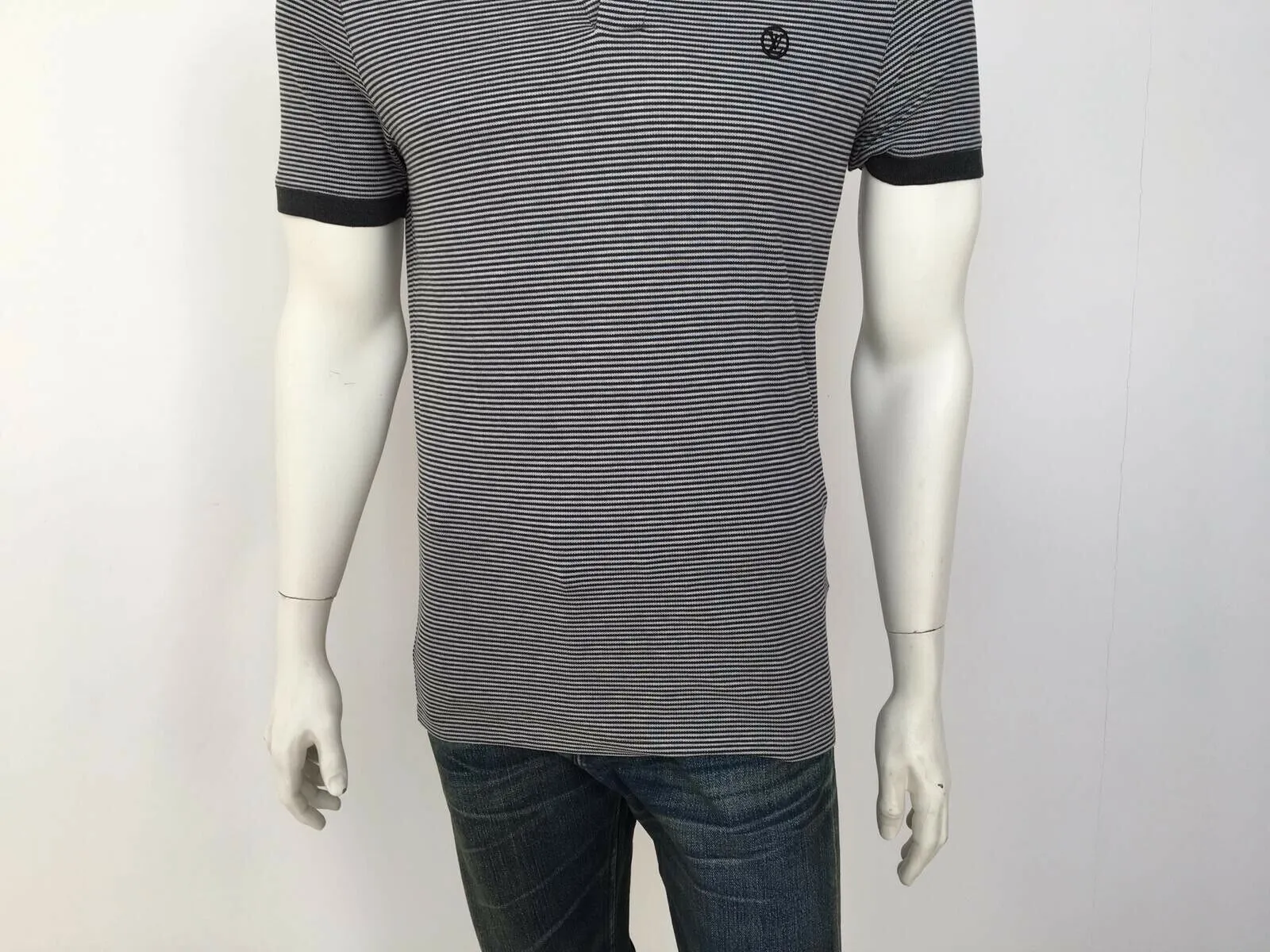 Fil a Fil Striped Polo