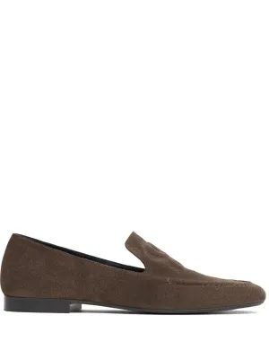 Filippa K logo-embroidered soft loafers