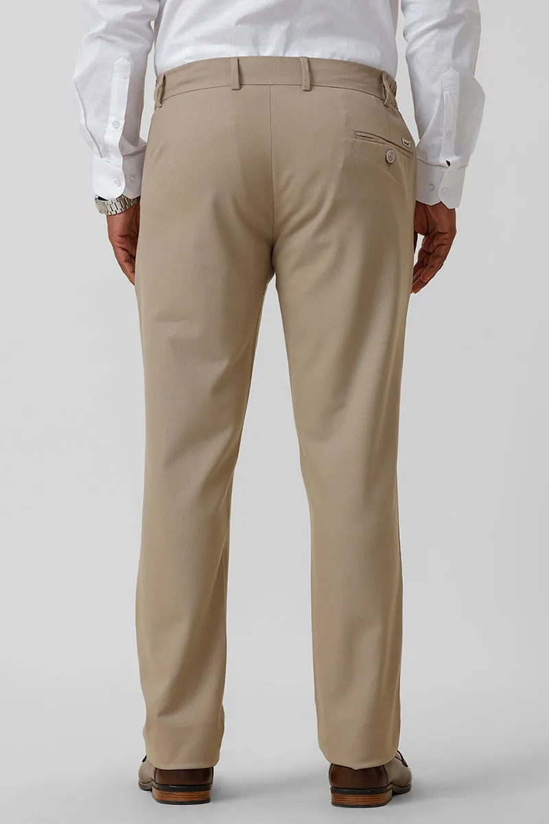 Flexi Fit - Light Sandal Stretchable Formal Trousers For Men | Ariser