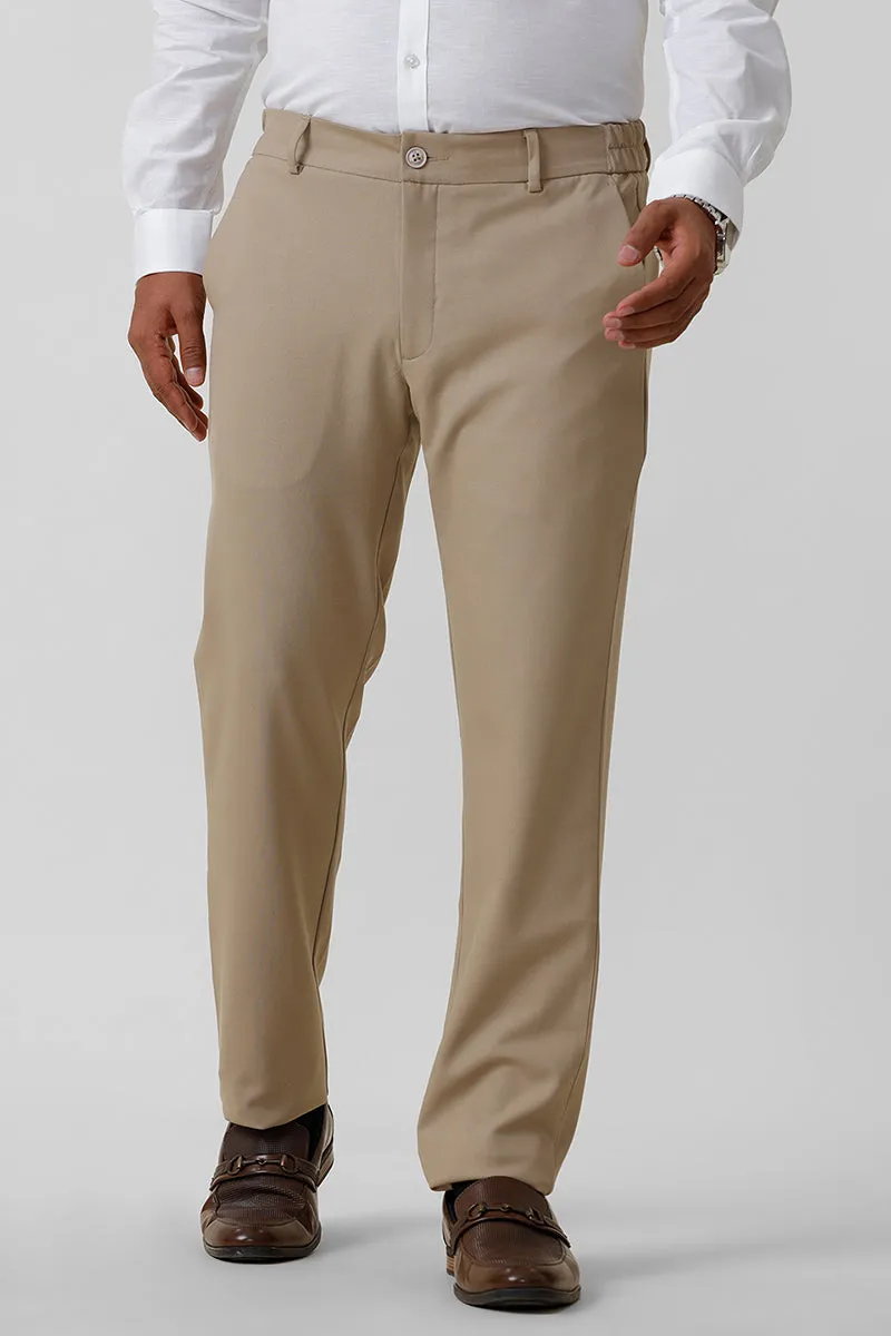 Flexi Fit - Light Sandal Stretchable Formal Trousers For Men | Ariser