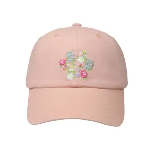Floral Paw Embroidered Cap