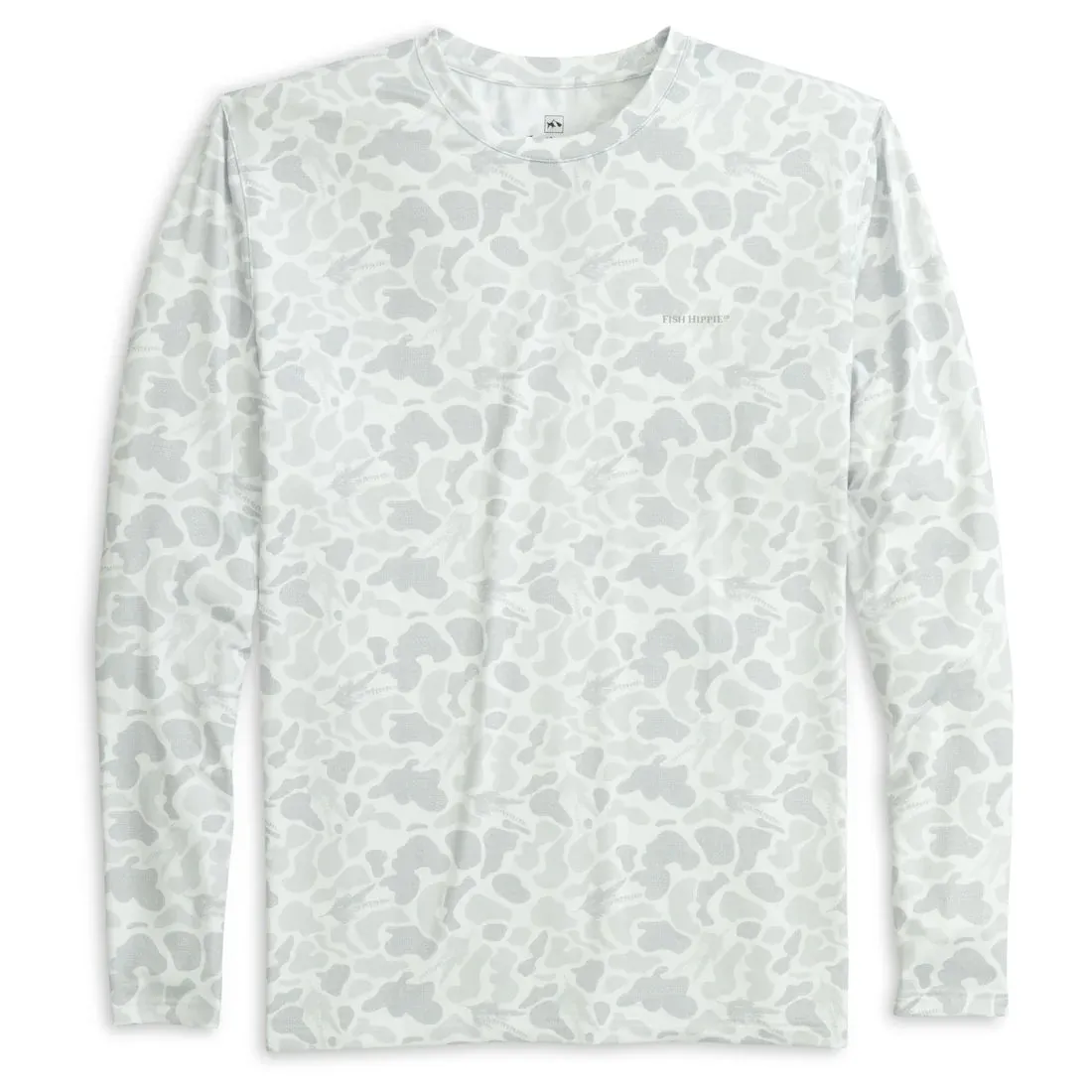 Fly Camo Performance Crew (White)
