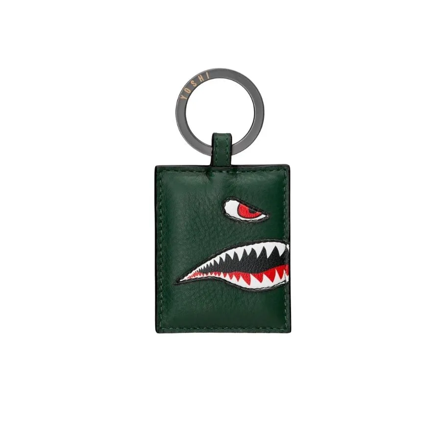 Flying Tigers Leather Keyring