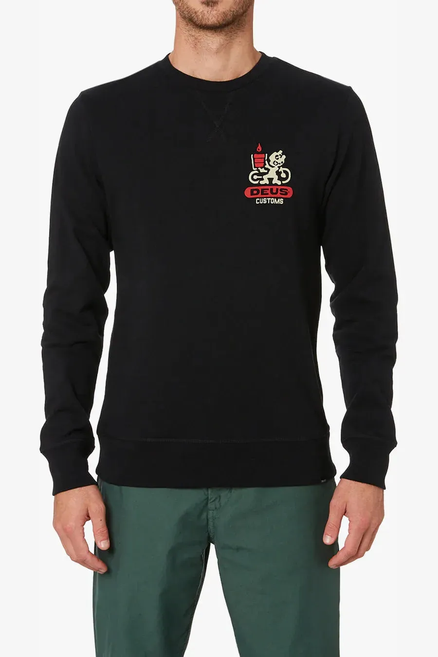 FOSSIL FUEL CREW - BLACK
