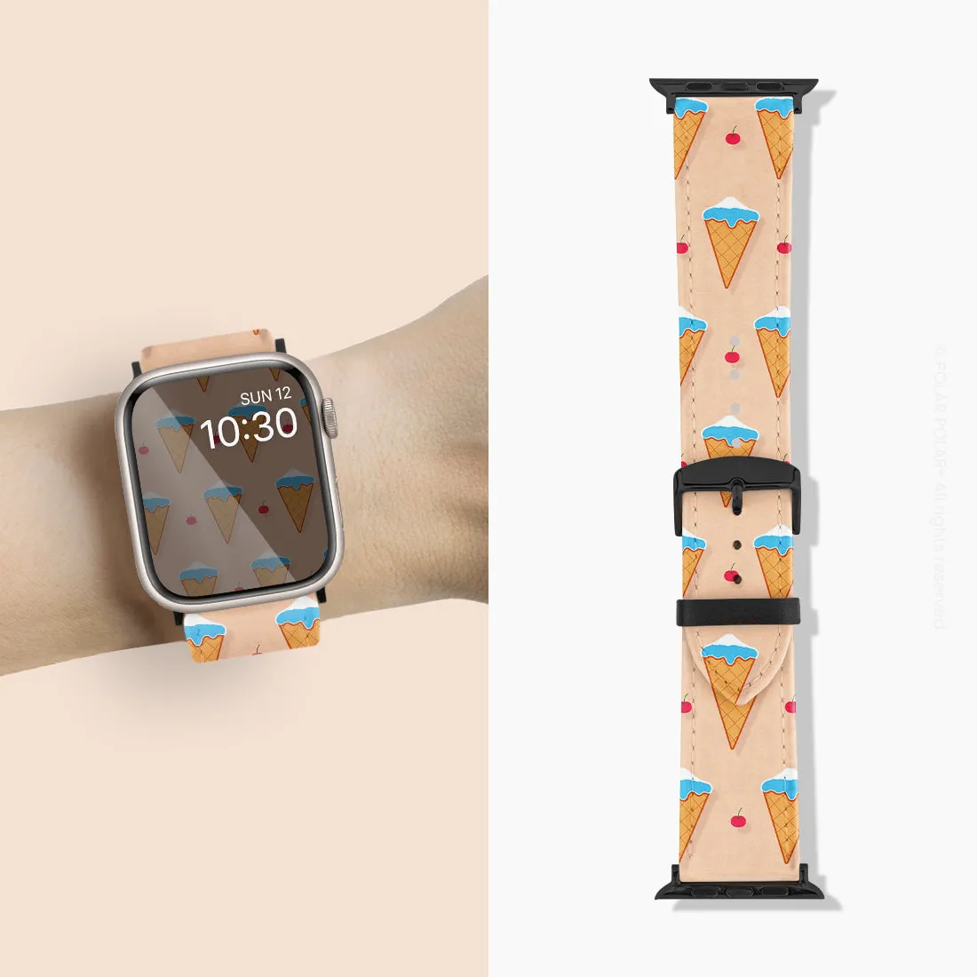 Fujisan Peach Ice Cream - Apple Watch Band