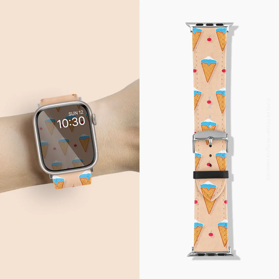 Fujisan Peach Ice Cream - Apple Watch Band