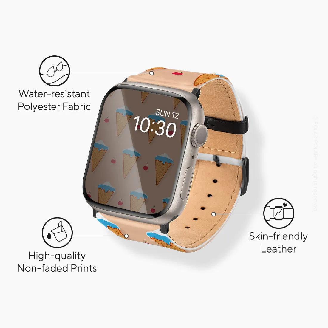 Fujisan Peach Ice Cream - Apple Watch Band