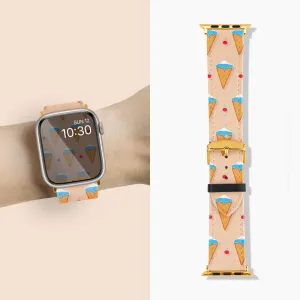 Fujisan Peach Ice Cream - Apple Watch Band