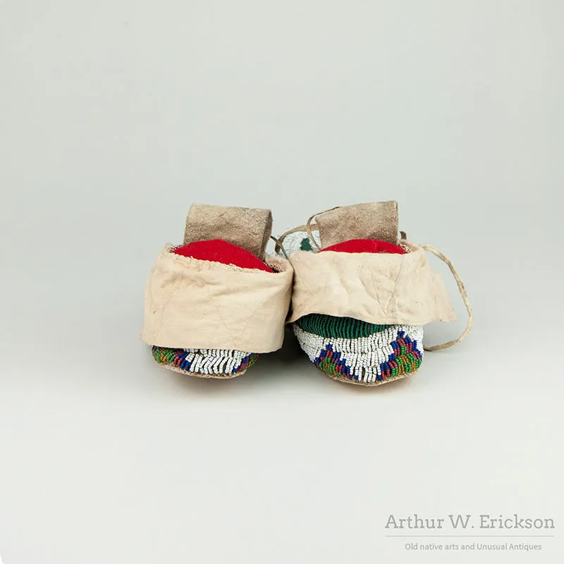 Fully Beaded Plains Moccasins
