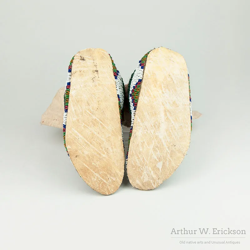 Fully Beaded Plains Moccasins