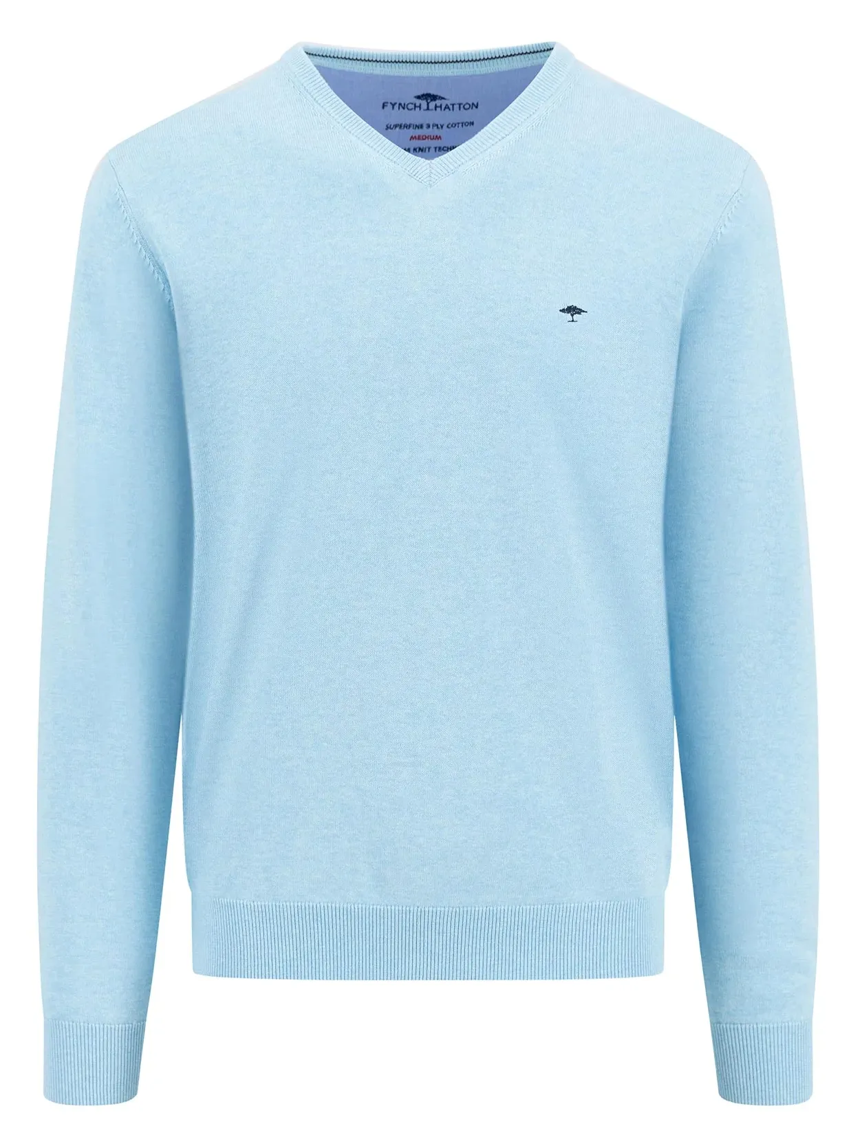 FYNCH HATTON V-Neck Sweater - Men's Fine Knit – Splashy Ocean
