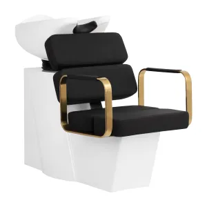 Gabbiano Porto Gold Hair Wash Unit Black