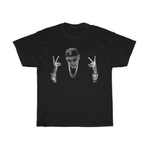 Gangter Boch Unisex Heavy Cotton Tee - B&W