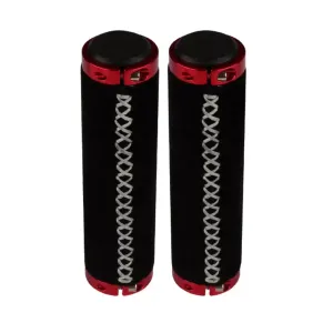 Genuine Leather MTB Vintage Retro Bicycle Lock Grips