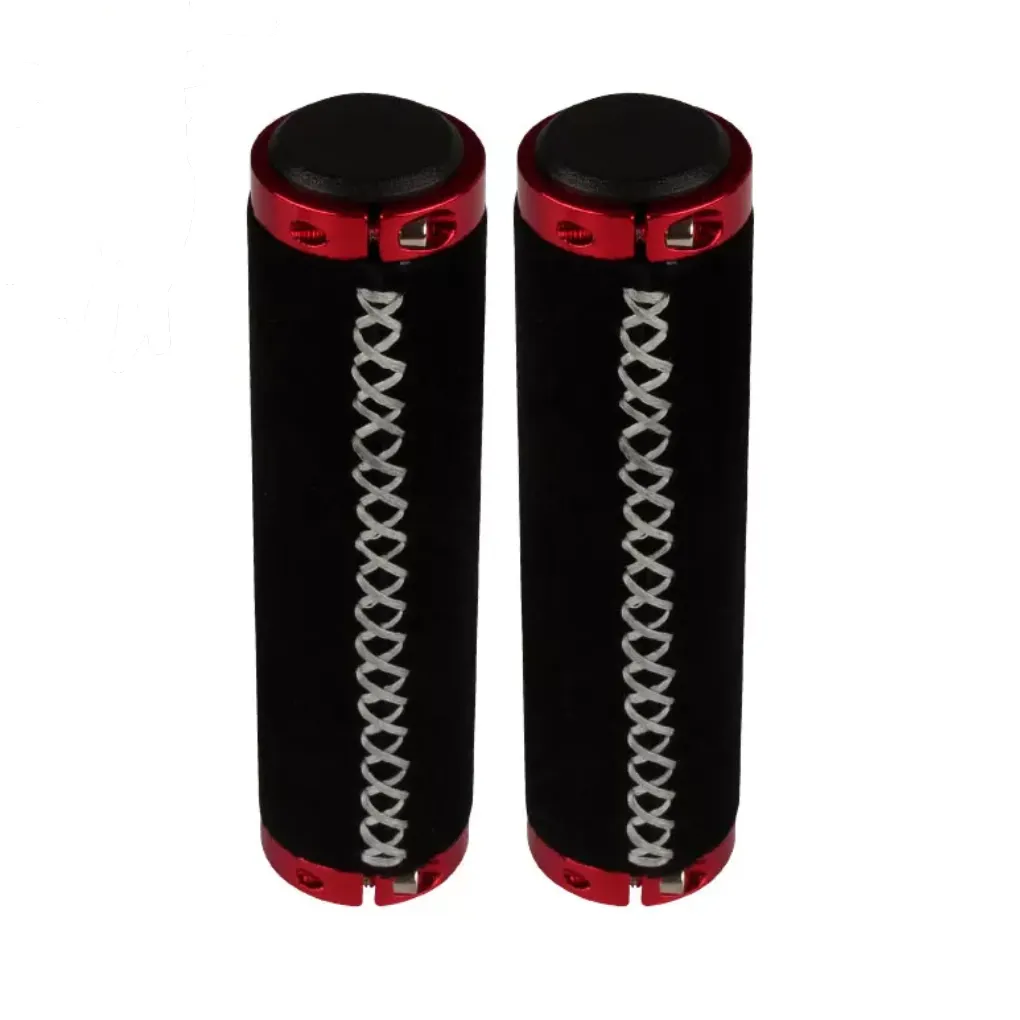Genuine Leather MTB Vintage Retro Bicycle Lock Grips
