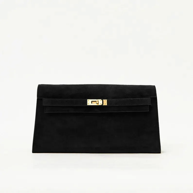 Genuine Suede Classic Shoulder Bag