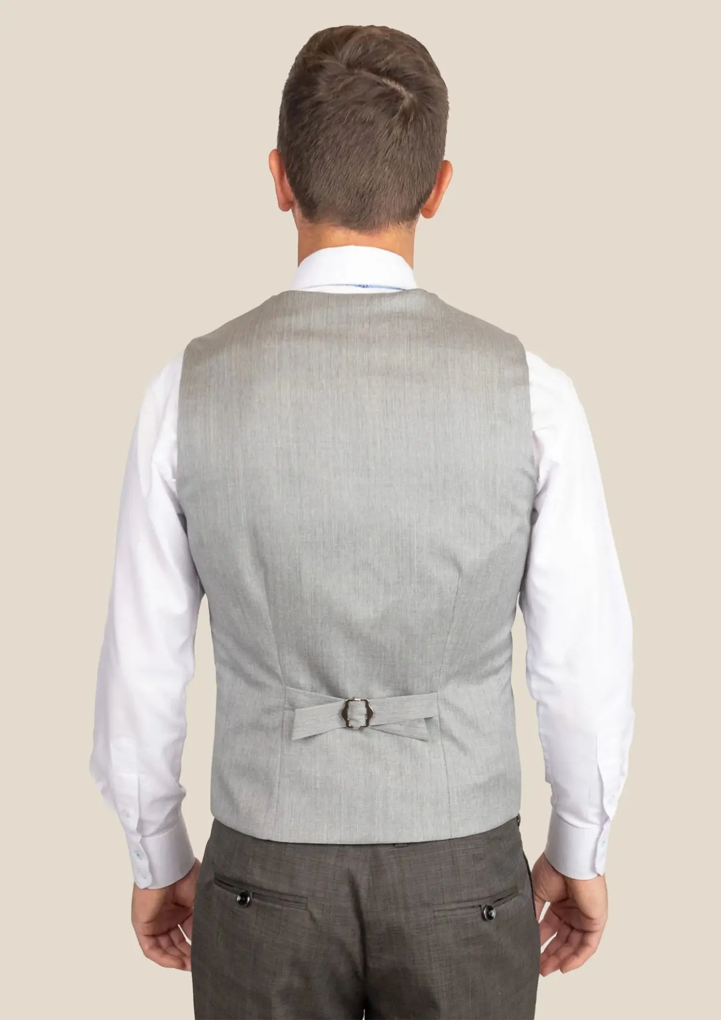 Glacier Grey Twill Vest