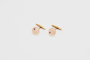 Gold Locket Cufflinks