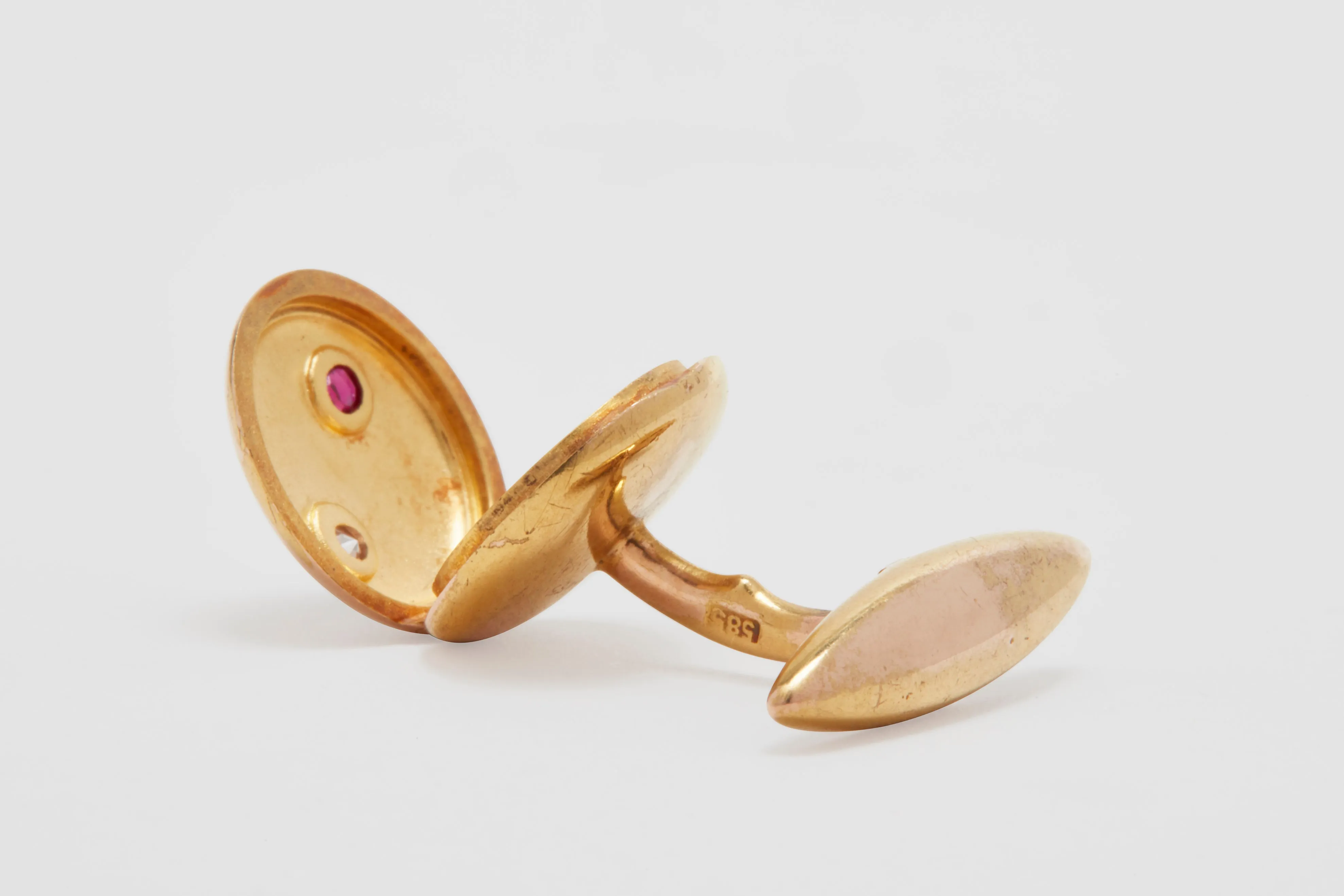 Gold Locket Cufflinks