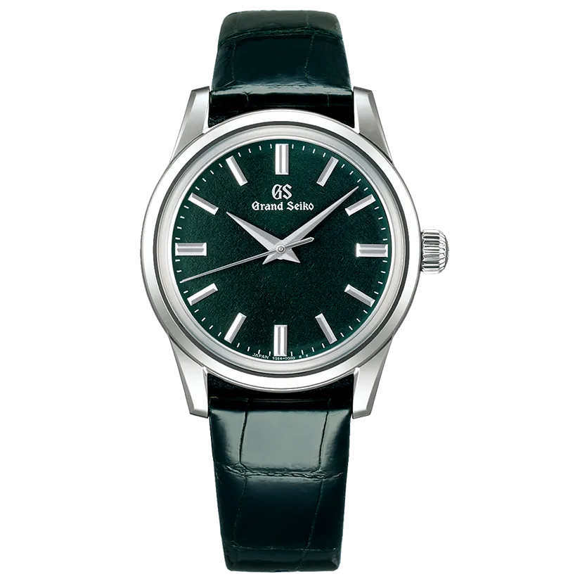Grand Seiko Elegance Watch with Deep Green Dial, 37mm