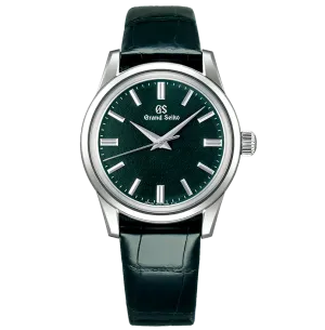 Grand Seiko Elegance Watch with Deep Green Dial, 37mm