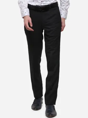 Grey Checked Slim Fit Formal Trouser | JB Studio