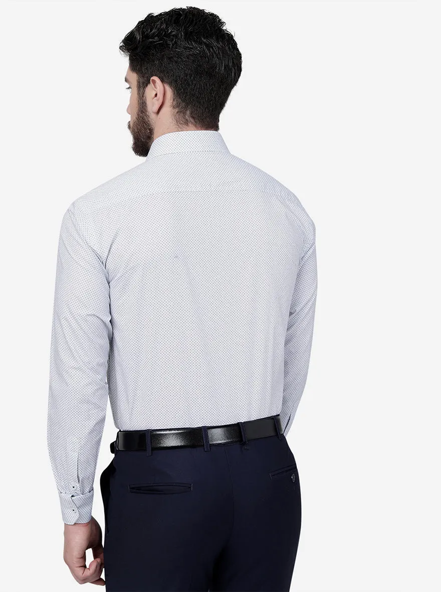 Grey Solid Regular Fit Formal Shirt | JadeBlue