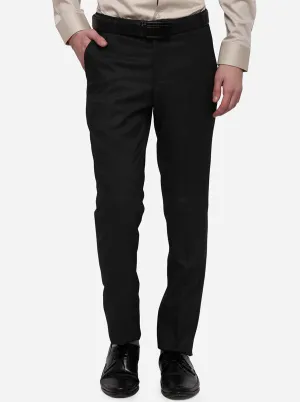 Grey Solid Super Slim Fit Formal Trouser | Greenfibre