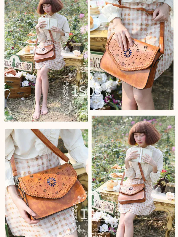 gymnopedie folk stenciled purse