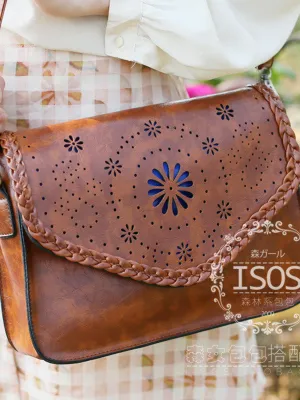 gymnopedie folk stenciled purse