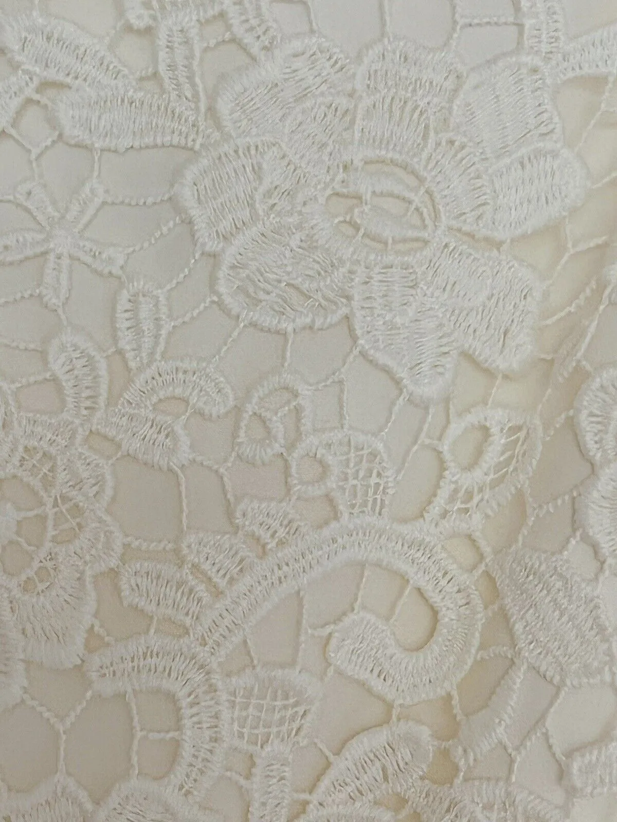 H&M Crochet Lace Tulle Tired Dress Sz 8 Girls Ruffle Hem Holiday Easter Formal