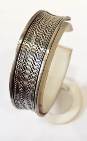 Handmade Balinese Sterling Silver Cuff Bracelet