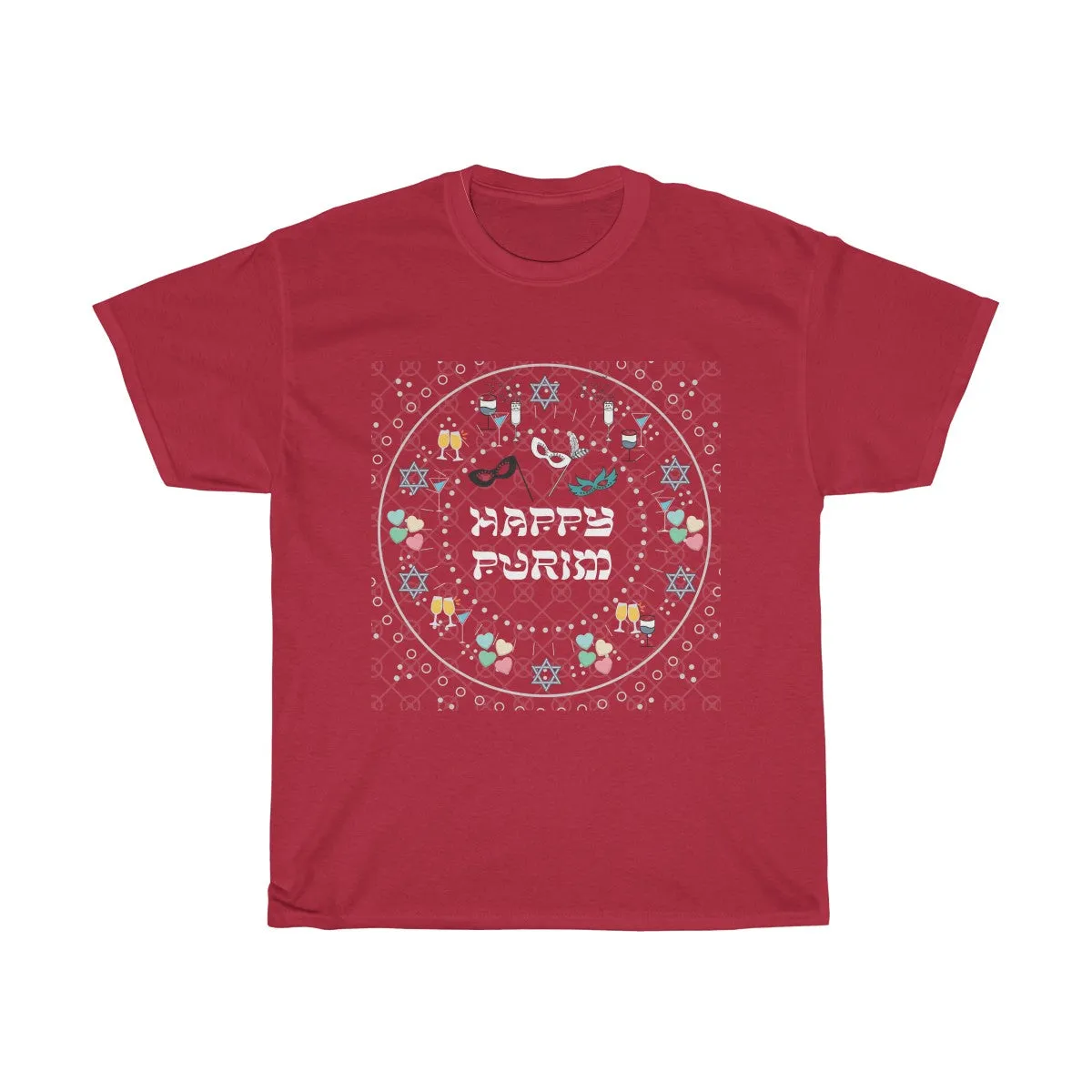 Happy Purim - Unisex Heavy Cotton Tee