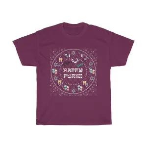 Happy Purim - Unisex Heavy Cotton Tee