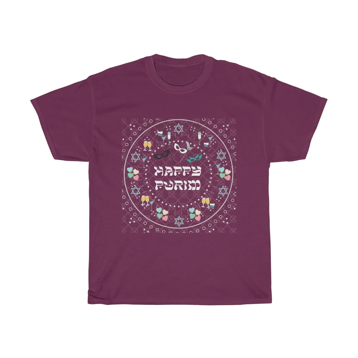 Happy Purim - Unisex Heavy Cotton Tee
