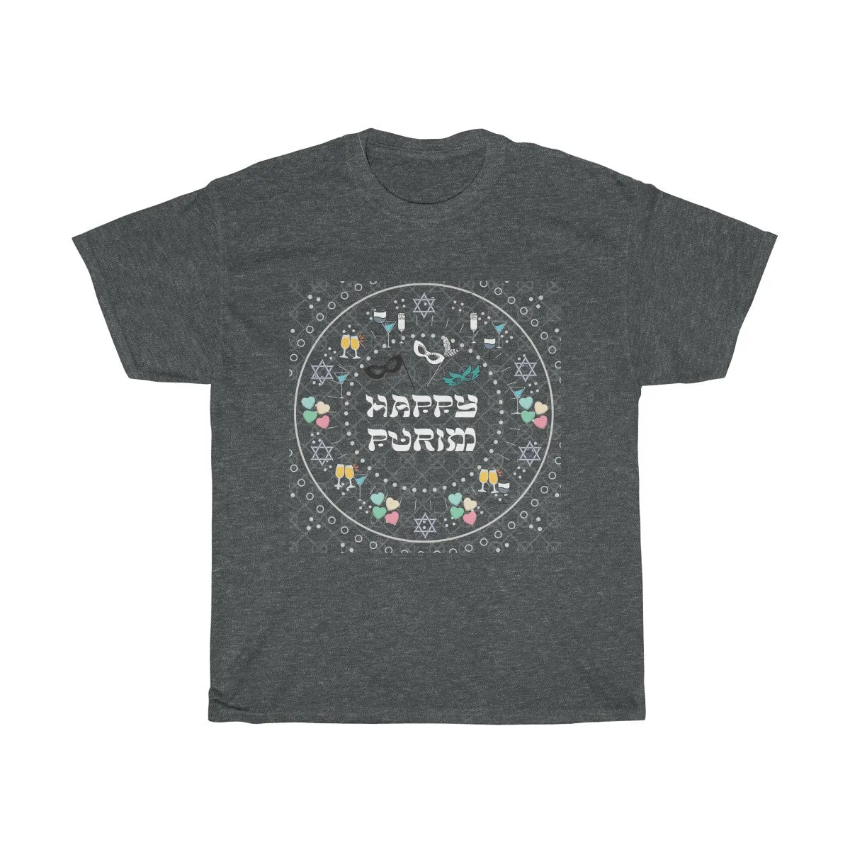 Happy Purim - Unisex Heavy Cotton Tee