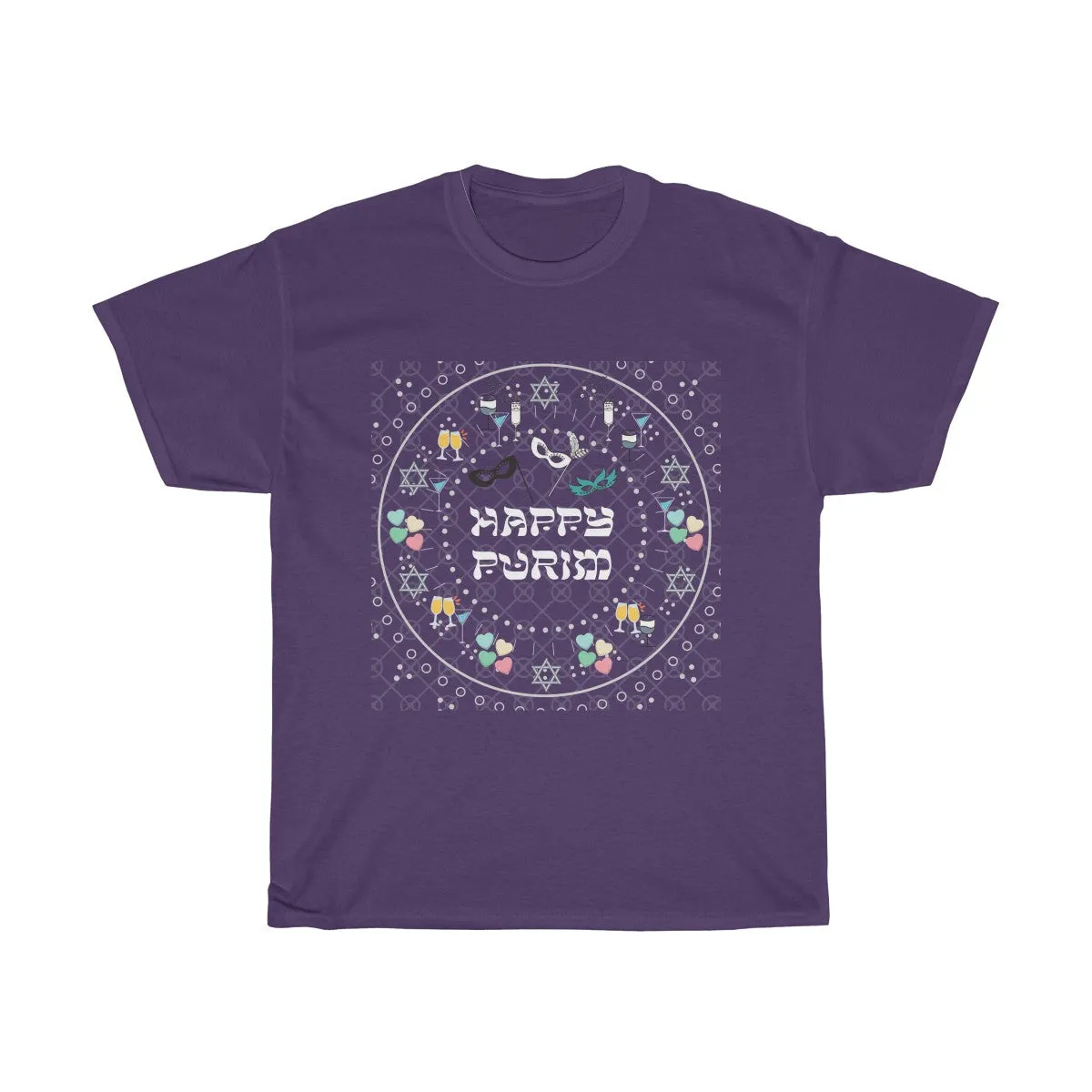 Happy Purim - Unisex Heavy Cotton Tee
