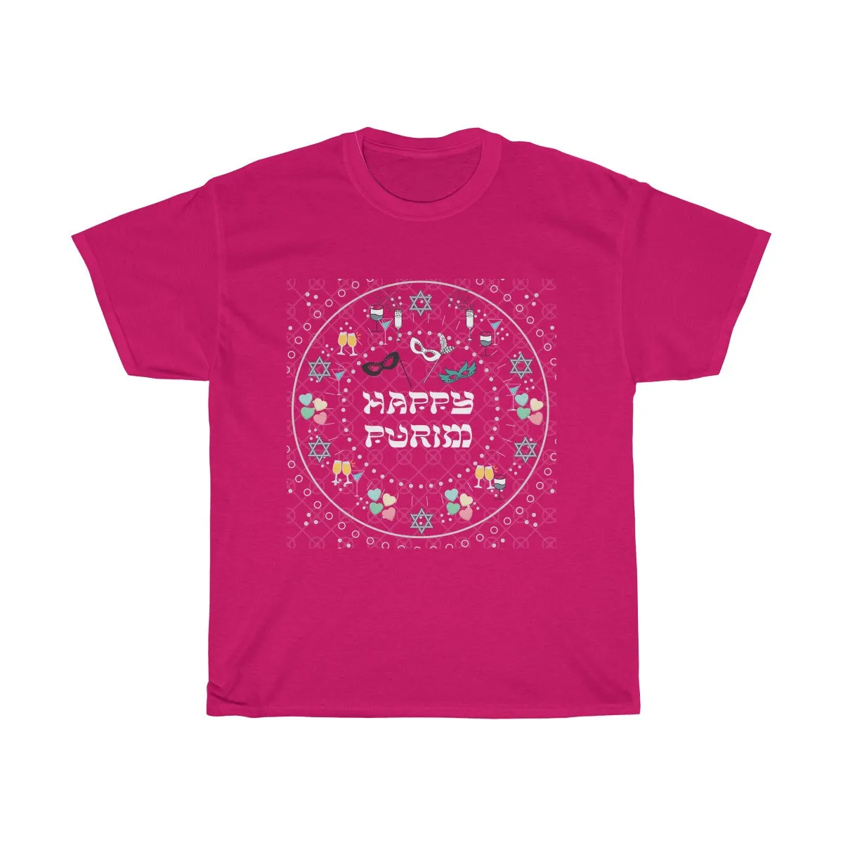 Happy Purim - Unisex Heavy Cotton Tee