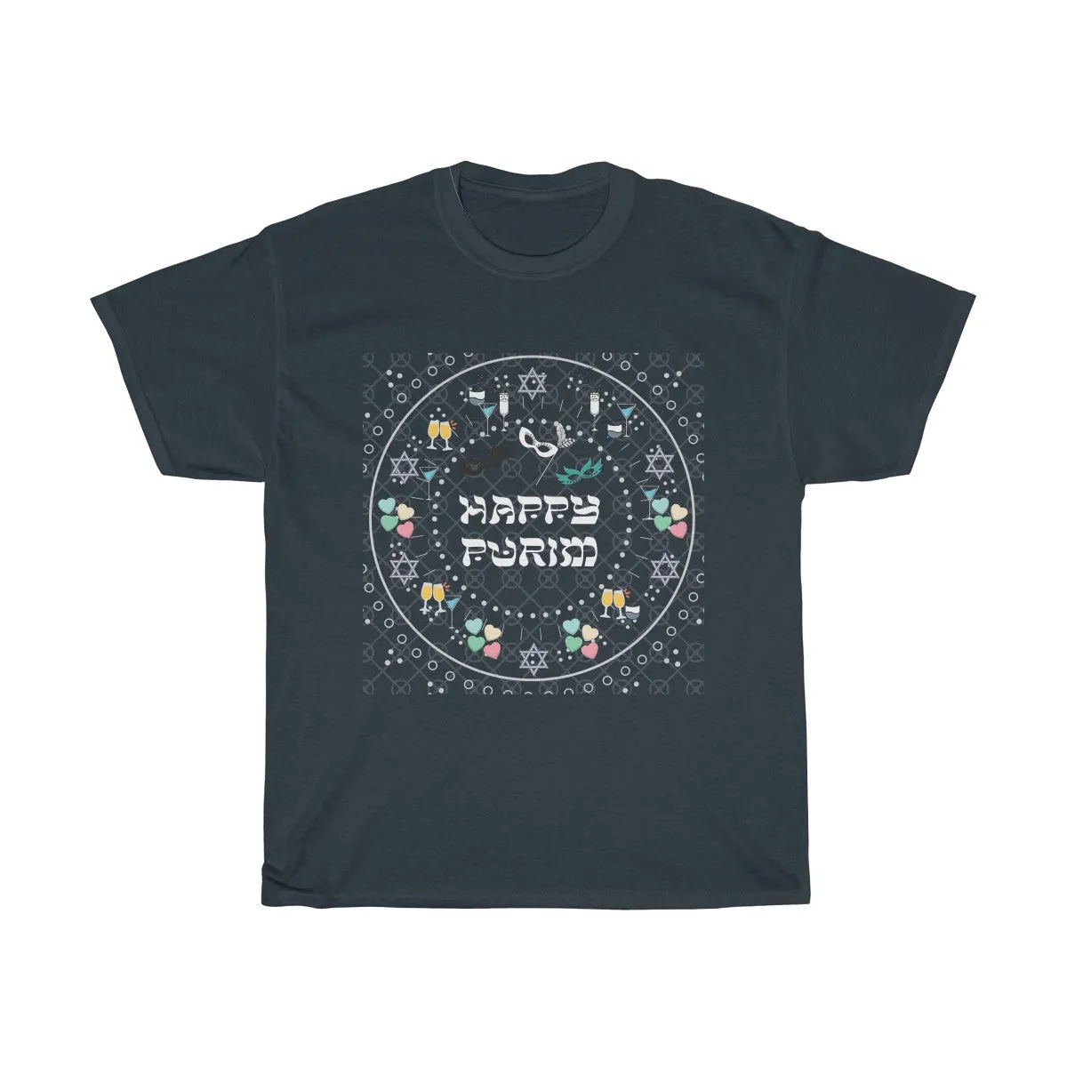 Happy Purim - Unisex Heavy Cotton Tee