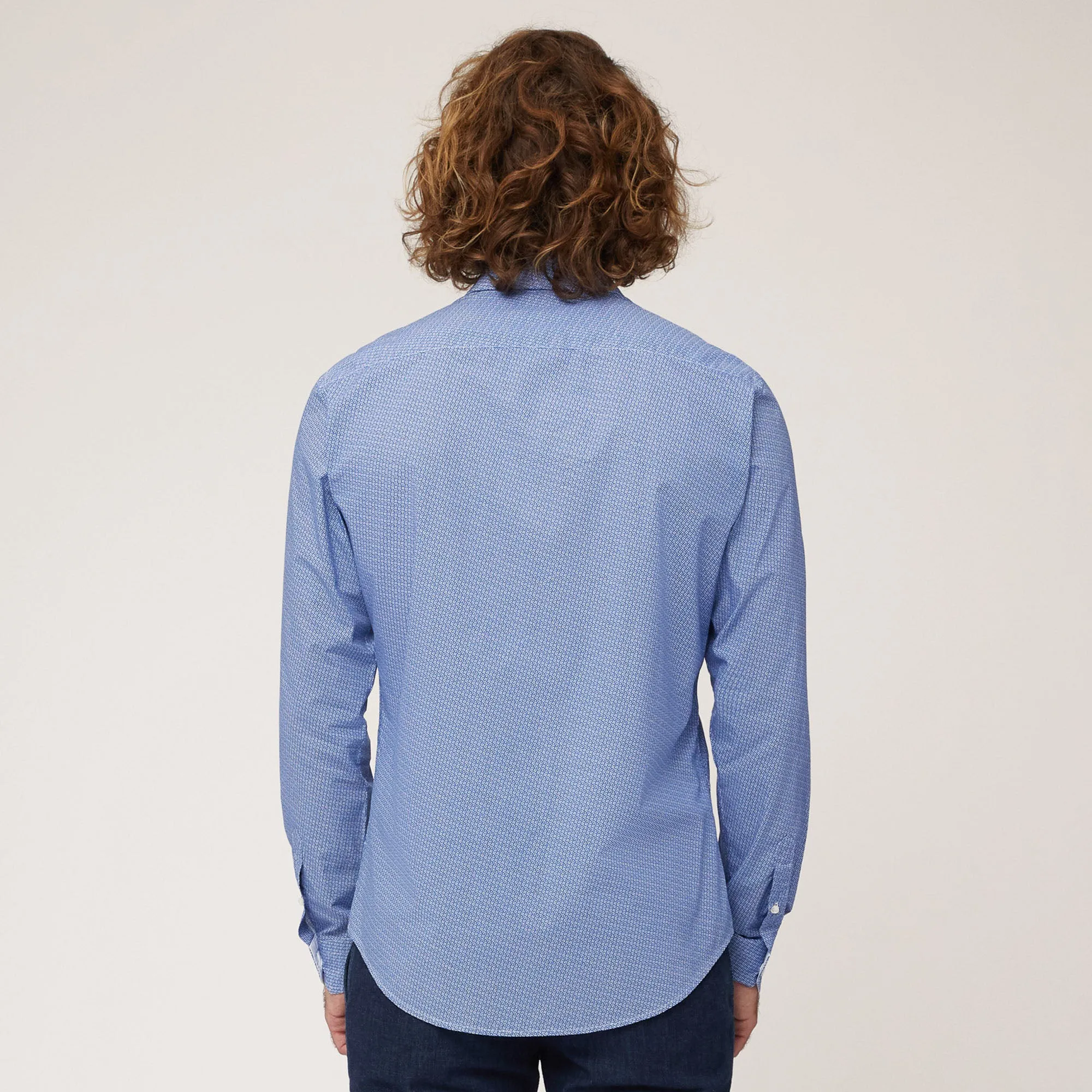 Harmont & Blaine Micro Pattern Shirt - Blue