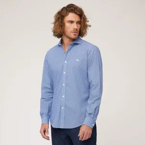 Harmont & Blaine Micro Pattern Shirt - Blue